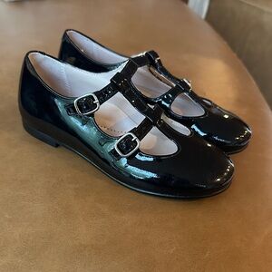 Black Patent Leather Kids Shoes